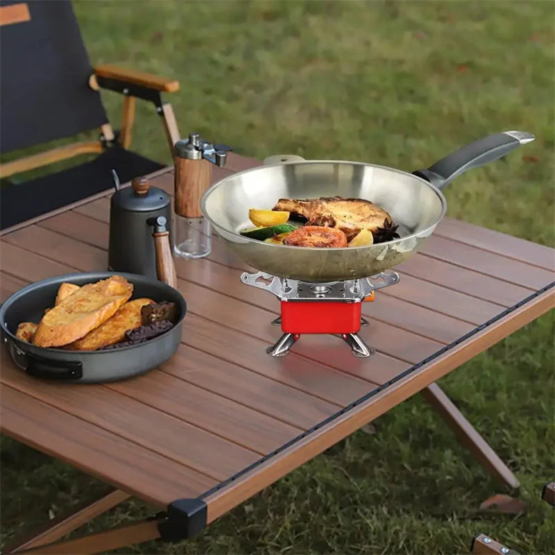 Portable Stove Camping Foldable Windproof Outdoor Gas Tank Stove For Backpacking Camping Hiking Picnic Camping Burner The Clovii's Extravaganza!!!