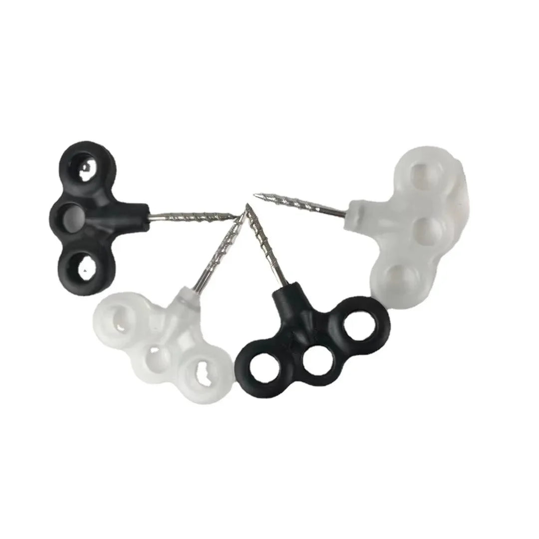 1pcs Screw Spike Hook Rope Buckle Hiking Camping Ground Pin Tent Nail Luminous Pegs Travel Outdoor Equipment Accessories CMBs Fishing and Outdoor Gear