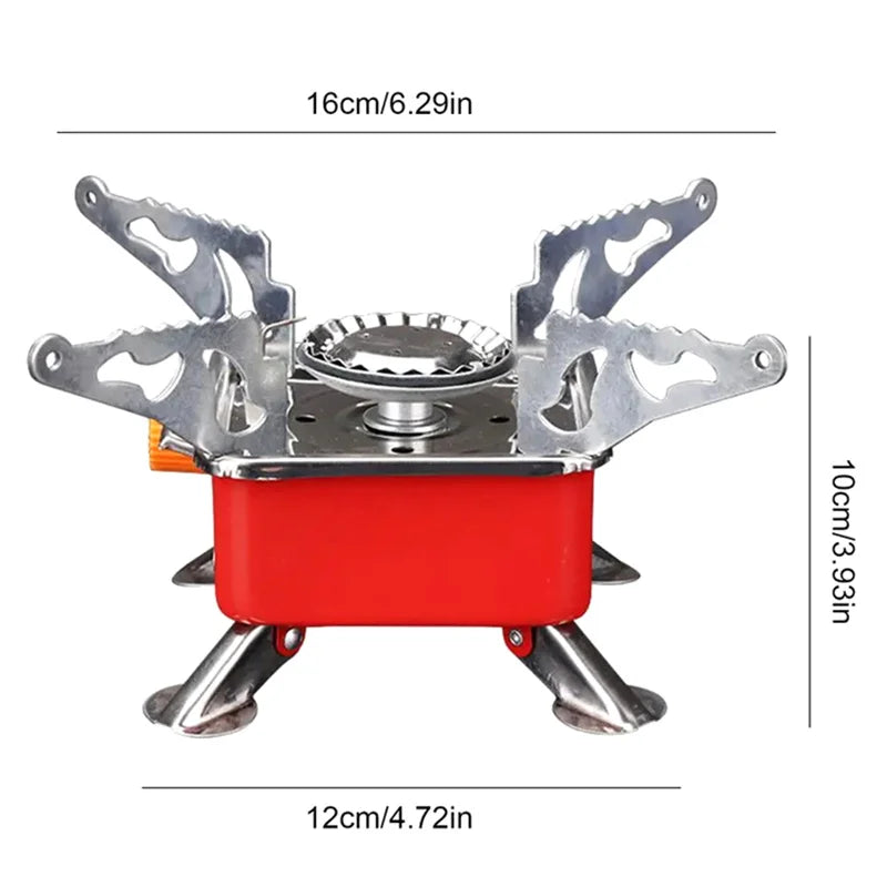 Portable Stove Camping Foldable Windproof Outdoor Gas Tank Stove For Backpacking Camping Hiking Picnic Camping Burner The Clovii's Extravaganza!!!