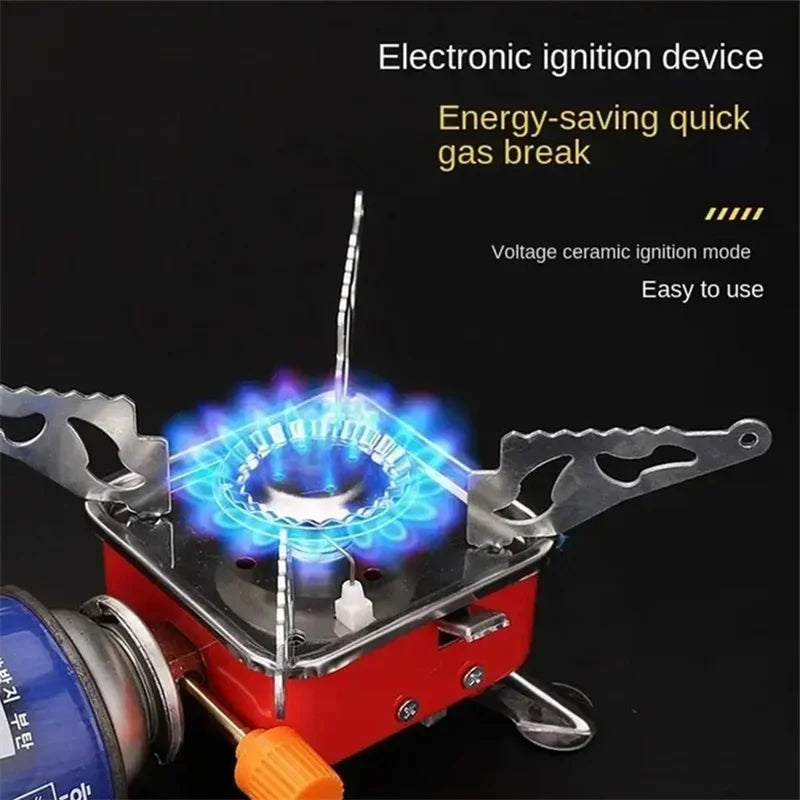 Portable Stove Camping Foldable Windproof Outdoor Gas Tank Stove For Backpacking Camping Hiking Picnic Camping Burner The Clovii's Extravaganza!!!