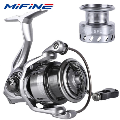 MIFINE TOURMENT-Fishing Reel, 8kg Max Drag, 800-4000 Series, 5.1:1, Saltwater, Freshwater, 6 + 1BB, Bass Wheel The Clovii's Extravaganza!!!