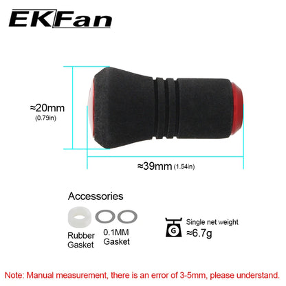 EKFAN Suitable For DAI$SHI Fishing Reel EVA Knob For Bearing 7*4*2.5mm Fishing Reel DIY Parts The Clovii's Extravaganza!!!