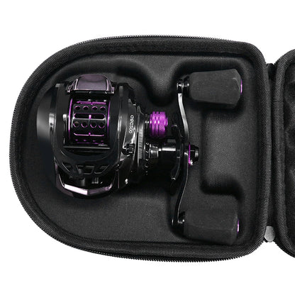 Fishing Reel Protective Case Water Resistant Hard EVA Box Pouch Built-in Anti-Pressure Sponge Baitcasting Wheel Bag Accessories The Clovii's Extravaganza!!!