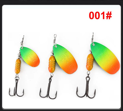 FTK New Spinner Fishing Lure 5.8g/6.3g/10.2/16.9/18.8g Hard Baits With Sharp Hooks Artificial Bait for Bass Fishing Accessories The Clovii's Extravaganza!!!