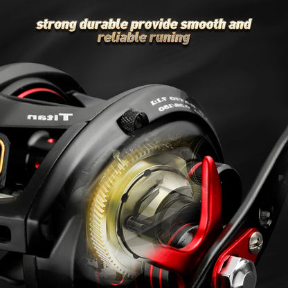 JOHNCOO Fishing reel MT200 Bait Casting Reel Big Game 13kg Max Drag jigging Fishing Reel 11+1 BB 7.1:1 Baitcasting reel The Clovii's Extravaganza!!!