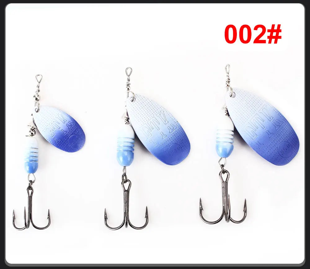 FTK New Spinner Fishing Lure 5.8g/6.3g/10.2/16.9/18.8g Hard Baits With Sharp Hooks Artificial Bait for Bass Fishing Accessories The Clovii's Extravaganza!!!