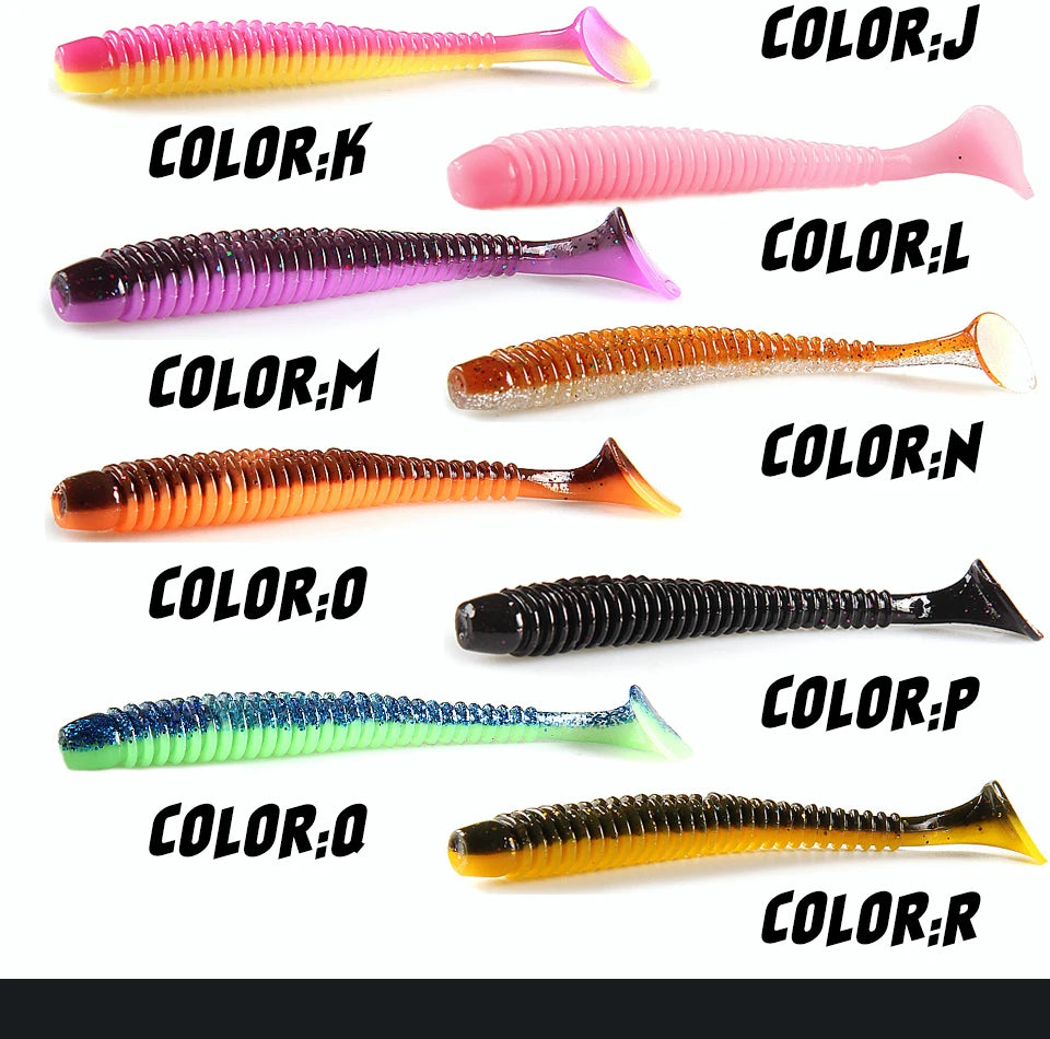 Supercontinent Impact Ring Shad Fishing Lure Soft 63mm 80mm 97mm Plastics Baits Swimbait Jigging Lure Artificial Baits The Clovii's Extravaganza!!!