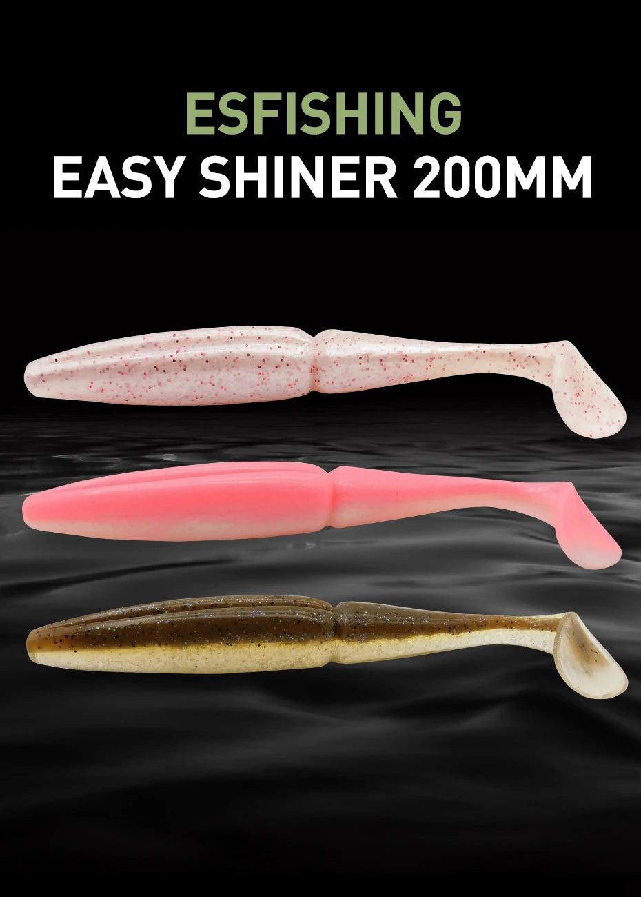 ESFISHING 200mm Professional Easy Shiner 2pcs Sea Fishing For Big Catch Soft Bait Isca Artificial Fishing Lure Sea Big Catching The Clovii's Extravaganza!!!