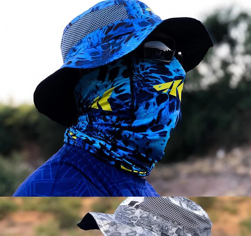 KastKing UV Protection Fishing Mask Breathable High Elasticity Outdoor Sportswear Headwear Scarfs Fishing Apparel Face Mask The Clovii's Extravaganza!!!