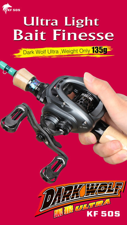 6.1g BFS Spool TSURINOYA 135g Dark Wolf 50S  7.1:1 Ultralight BFS FINESSE Baitcasting Reel Baitcaster Fishing Coil For Shad Reel The Clovii's Extravaganza!!!