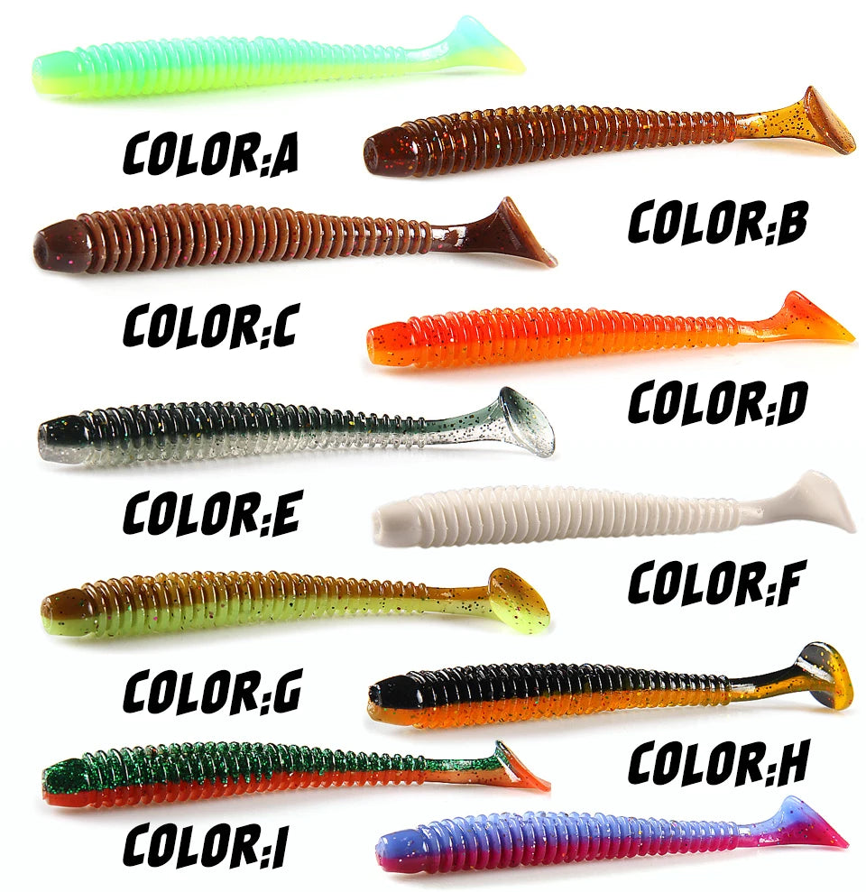 Supercontinent Impact Ring Shad Fishing Lure Soft 63mm 80mm 97mm Plastics Baits Swimbait Jigging Lure Artificial Baits The Clovii's Extravaganza!!!