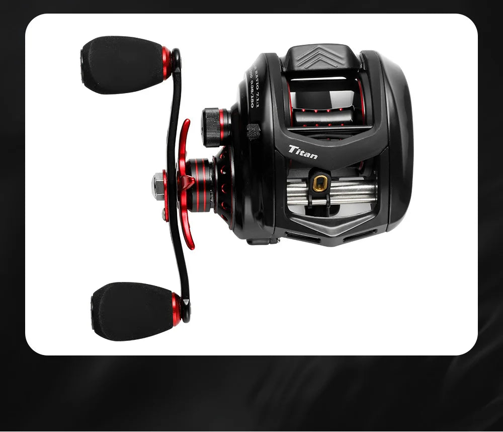 JOHNCOO Fishing reel MT200 Bait Casting Reel Big Game 13kg Max Drag jigging Fishing Reel 11+1 BB 7.1:1 Baitcasting reel The Clovii's Extravaganza!!!