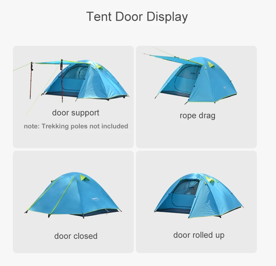 Desert Fox Camping Tents 1/2/3 Person Outdoor Lightweight Backpacking Tent Waterproof 3 Season Tent for Family Hiking Travelling The Clovii's Extravaganza!!!