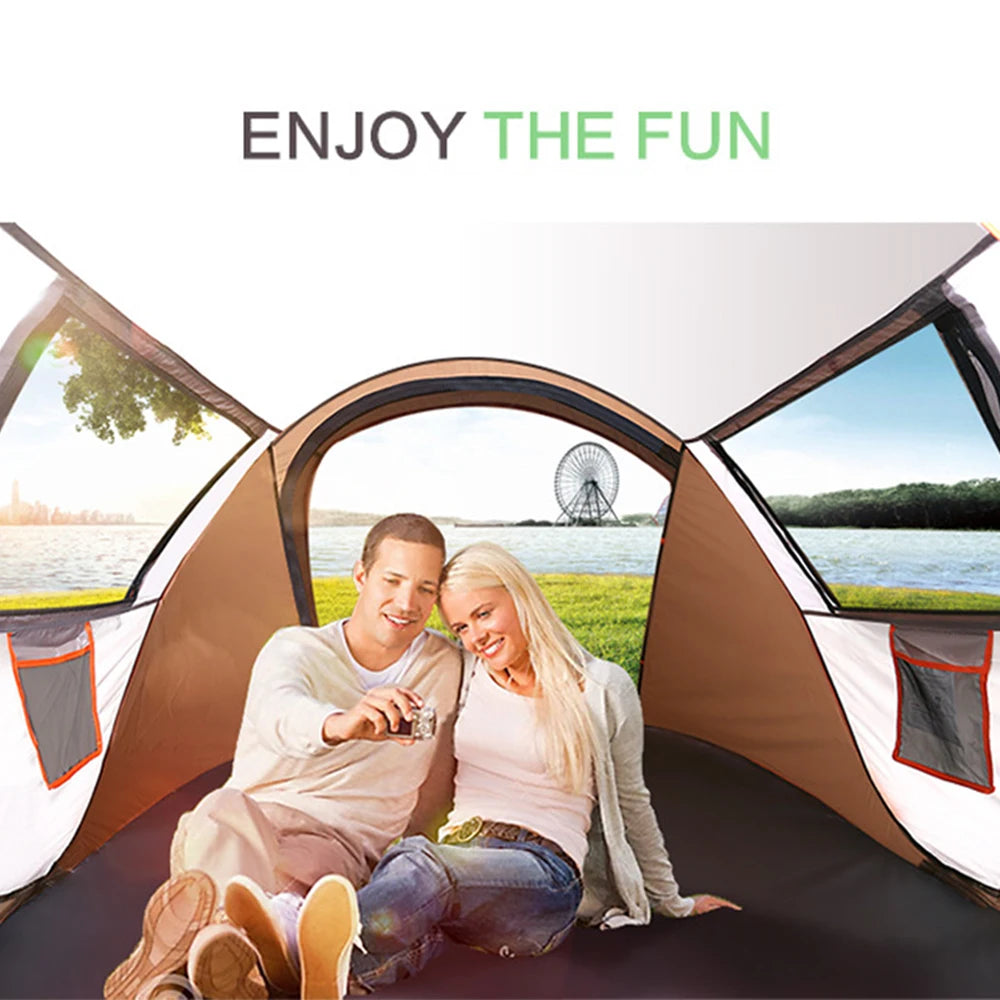 Outdoor Pop up Tent Full-Automatic Instant Unfold Rain-Proof Tent Family Ultralight Portable Dampproof Camping Tents for Tourism The Clovii's Extravaganza!!!