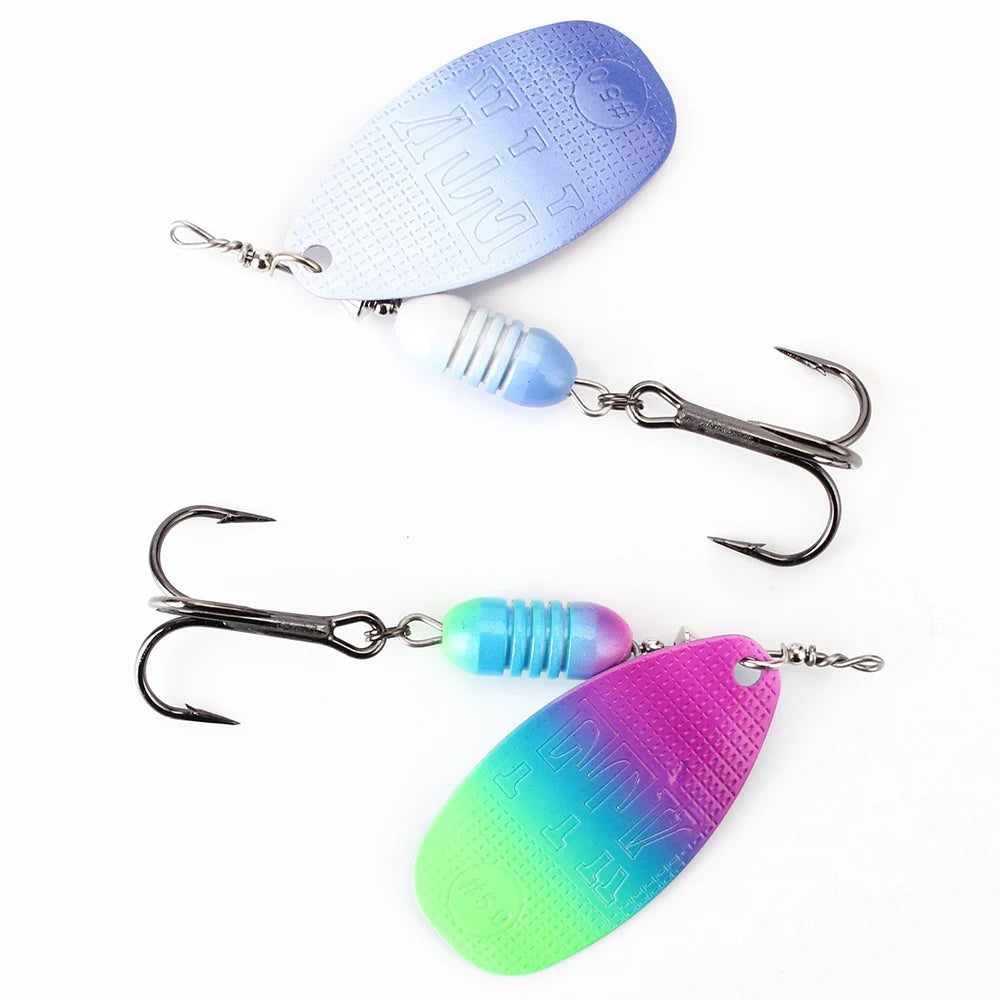 FTK New Spinner Fishing Lure 5.8g/6.3g/10.2/16.9/18.8g Hard Baits With Sharp Hooks Artificial Bait for Bass Fishing Accessories The Clovii's Extravaganza!!!