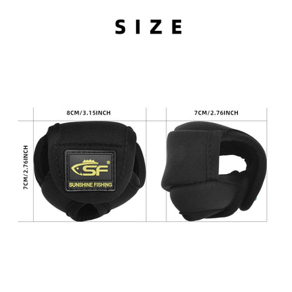 SF 1PCS Low Profile Casting Baitcast Reels Cover Case Reel Pouch Glove for Fits 50 100 200 250-Series Baitcaster The Clovii's Extravaganza!!!