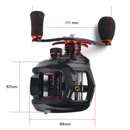 JOHNCOO Fishing reel MT200 Bait Casting Reel Big Game 13kg Max Drag jigging Fishing Reel 11+1 BB 7.1:1 Baitcasting reel The Clovii's Extravaganza!!!