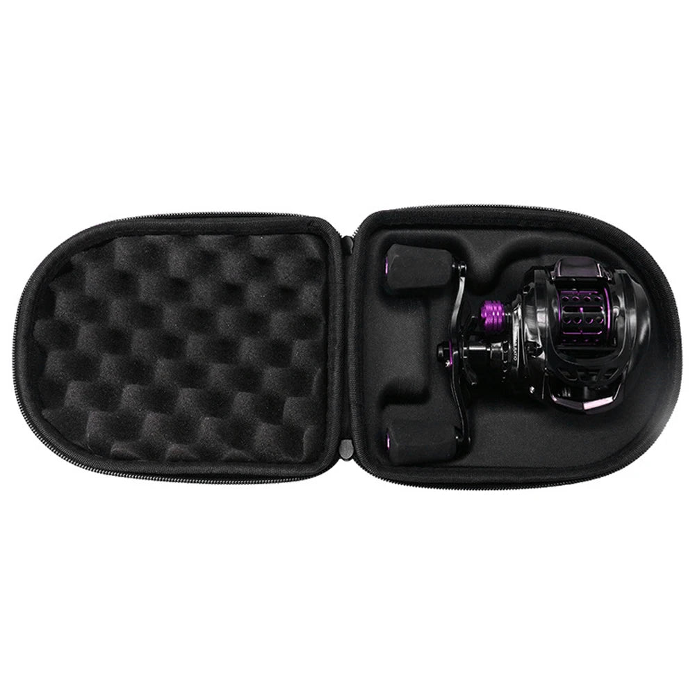 Fishing Reel Protective Case Water Resistant Hard EVA Box Pouch Built-in Anti-Pressure Sponge Baitcasting Wheel Bag Accessories The Clovii's Extravaganza!!!