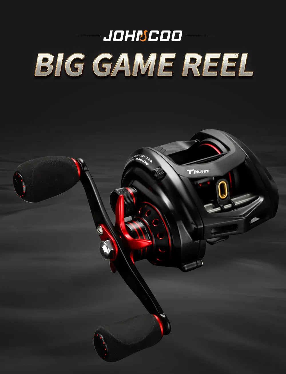 JOHNCOO Fishing reel MT200 Bait Casting Reel Big Game 13kg Max Drag jigging Fishing Reel 11+1 BB 7.1:1 Baitcasting reel The Clovii's Extravaganza!!!