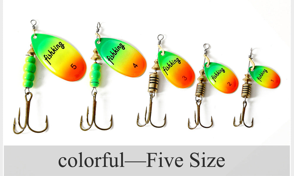 Spinner Bait Fishing Lure 3.9g 4.6g 7.4g 10.8g 15g Rotating Spinners Spoon Lures pike Metal With Treble Hooks Fishing goods The Clovii's Extravaganza!!!