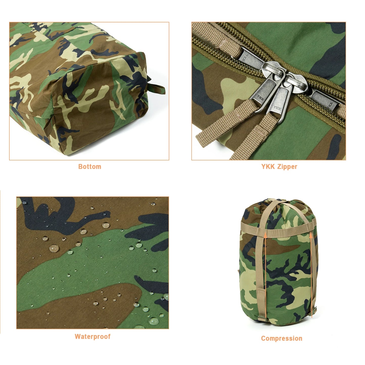 MT Army Force Defence 4 & Tropen Patrol Sleeping Bags Military Modular Sleeping System 2.0 Multicam/UCP/Woodland Camouflage The Clovii's Extravaganza!!!