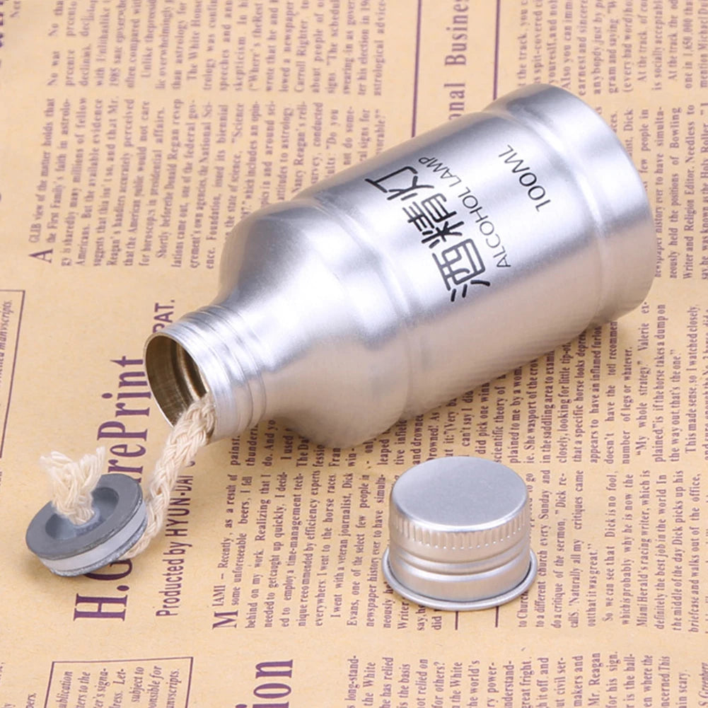 100ML Portable Metal Lamp Alcohol Liquid Stove Adjustable For  Traveling Survival Camping Home Lab Reaserch Outdoor Tools The Clovii's Extravaganza!!!