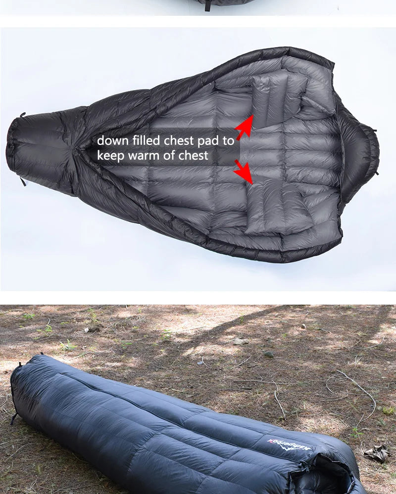 Kamperbox Winter Sleeping Bags Camping Down Sleeping Bags Winter Outdoor Ultralight Sleeping Bags Camping Equipments The Clovii's Extravaganza!!!