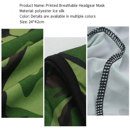 Spandex Lycra Cycling Sunshade Headscarf 42*24cm Hood Full Cover Camo Balaclava UV Protection Multicolor Fishing Mask Men Women The Clovii's Extravaganza!!!