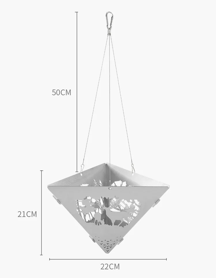 Triangle Bonfire Stove, Barbecue Hanger, Camping Firewood Convenient Tactical Accessories, Survival Equipment, Outdoor Supplies, The Clovii's Extravaganza!!!