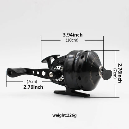 Outdoor Fishing Bait Sea Fishing Compound Bow With Line Fishing Wheel HYB30 Metal Shooting Wheel Inner Line Closed Slingshot The Clovii's Extravaganza!!!