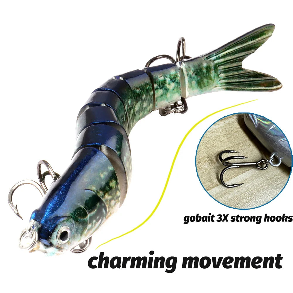 Swimbait 11g 16g 27g Multi Joint Lure Slow Sinking Bionic Fish Swimming Pesca Bass Treble Hook Carp Fishing Tackle Hard Bait The Clovii's Extravaganza!!!