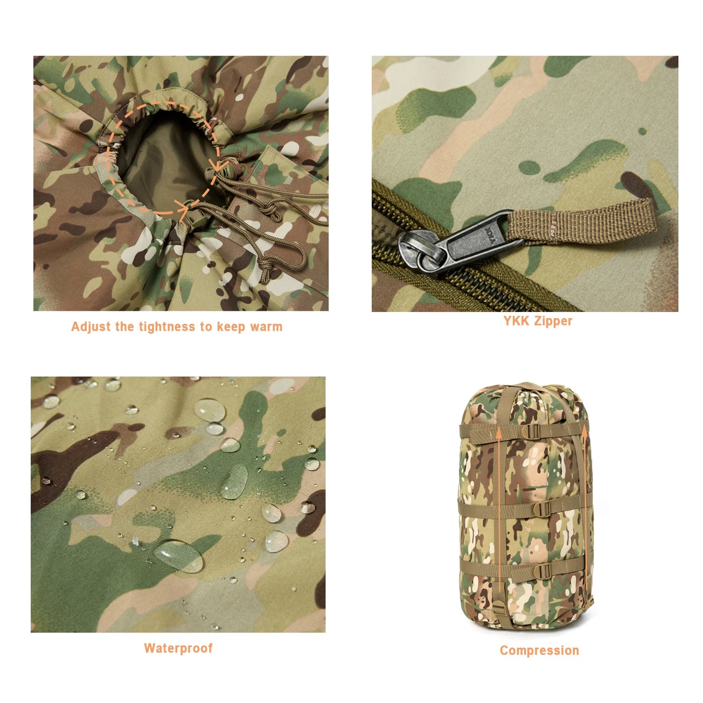 MT Army Force Defence 4 & Tropen Patrol Sleeping Bags Military Modular Sleeping System 2.0 Multicam/UCP/Woodland Camouflage The Clovii's Extravaganza!!!