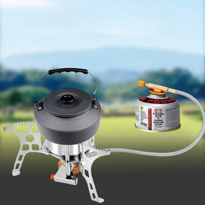 Widesea Camping Tourist Burner 3000W Gas Stove Cookware Portable Furnace Picnic Barbecue Tourism Supplies Outdoor Recreation The Clovii's Extravaganza!!!