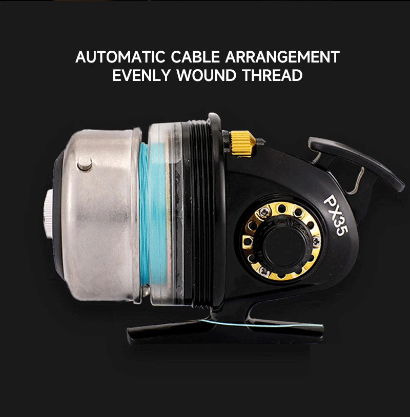 PX35 Aluminum Alloy Fish Reel 6+1 Bearing Left and Right Hand General Closed Fishing Boat Special Artifact for Fish Shooting The Clovii's Extravaganza!!!