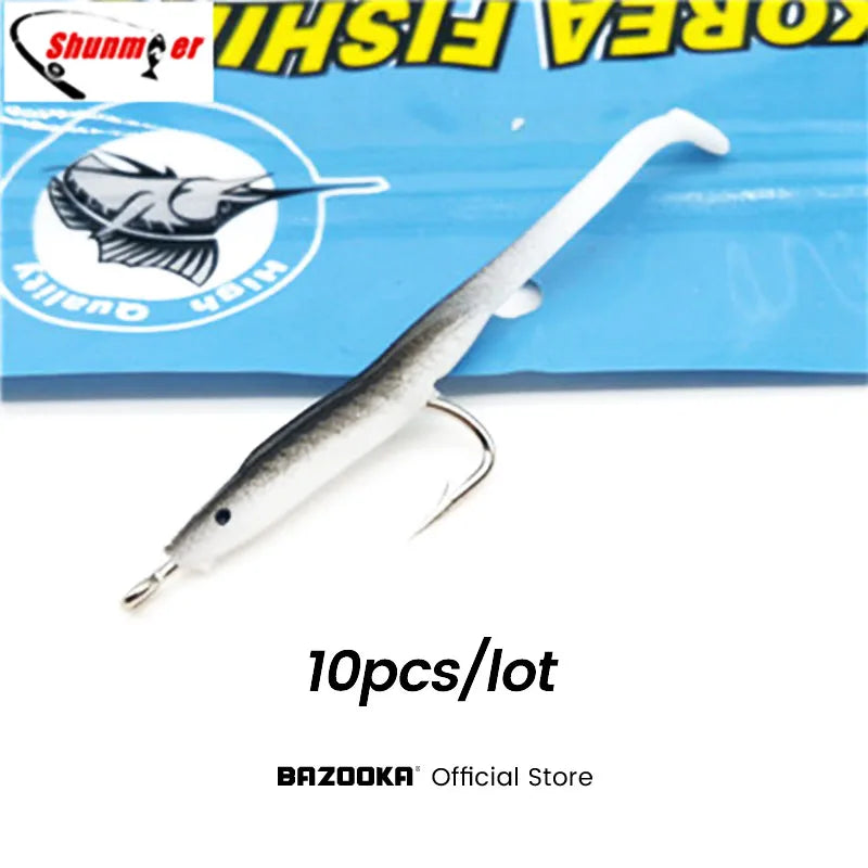 Bazooka 1g Fishing Lure Eel Lure Set T Tail Silicone Easy Shiner Soft Baits With Hook Small Fish Artificial Pesca Leurre Winter The Clovii's Extravaganza!!!