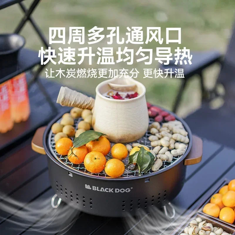 Black DOG Portable Camping Stove Stand Barbecue Accessory Wildsea Outdoor Bbq Wood Burning Stove Backpacking Burner Tourist The Clovii's Extravaganza!!!