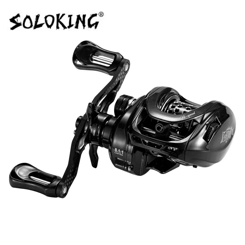 SOLOKING BMC100 Baicasting Reel Betriel BFS Reel 11+1BB 8.1 Gear Ratio 5KG Drag with Clicker Sound Fishing Reel Lille The Clovii's Extravaganza!!!