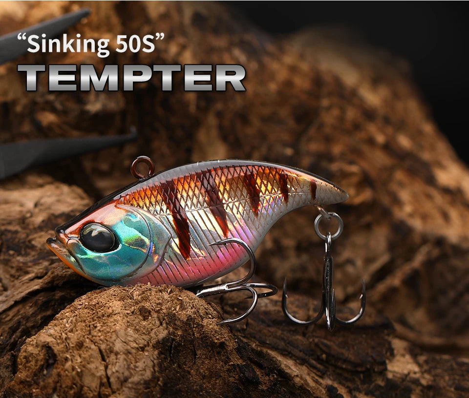 TSURINOYA 50S Vibration TEMPTER 50mm 12.5g Long Casting Sinking Fishing Lure VIB Winter Fishing Lipless Hard Bait For Pike Bass The Clovii's Extravaganza!!!