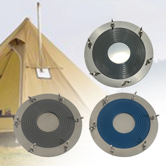 Outdoor Camping Hot Tent Stove Jack Burner Flue Pipe Fitting Tent Flue Flashing Pipe Stove Vent Accessories for Sheds Tent The Clovii's Extravaganza!!!