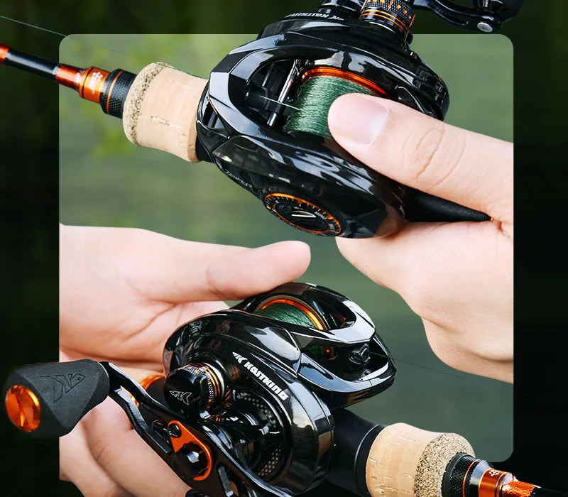 KastKing Zephyr Bait Finesse System BFS Baitcasting Fishing Reel 4.5KG 7 Ball Bearings 7.2:1 Gear Ratio Carbon Fishing Coil The Clovii's Extravaganza!!!