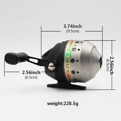 Outdoor Fishing Bait Slingshot Deep-sea HH25 Metal Shooting Fishing Reel Inner Line Closed Road Sub-Wheel Follower Fishing Reel The Clovii's Extravaganza!!!