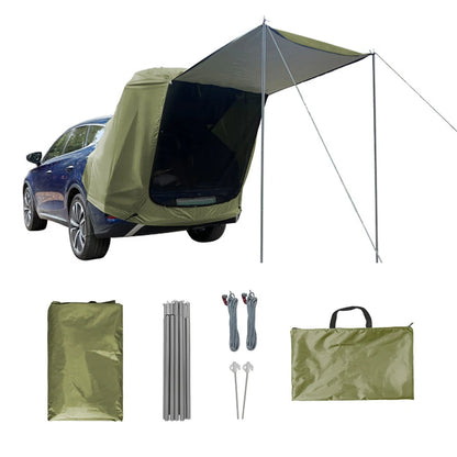 Camping Car Rear Tent Outdoor Car Trunk Tent w Canopy Car Trunk Extension Tent Sunshine-Proof Camping Equipment Travel Supples CMBs Fishing and Outdoor Gear