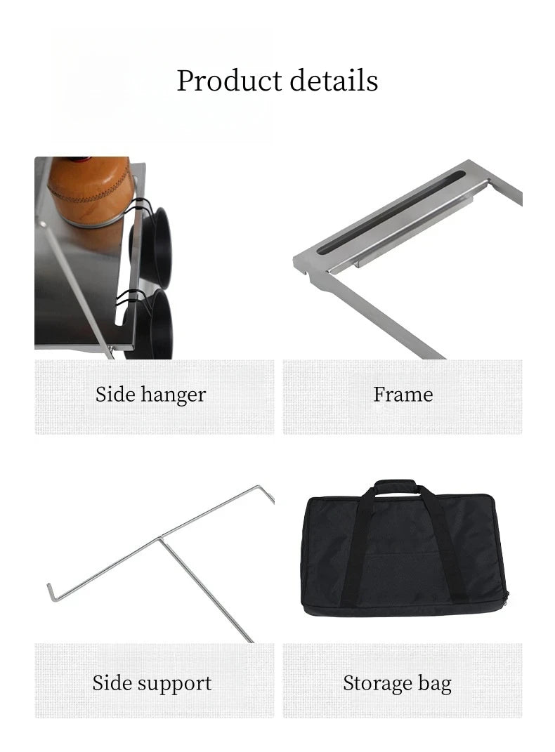 Frame Table Adapts To GS450 One Unit Frame Portable BBQ Camping Rack Stove Table Outdoor Picnic Folding Tables NEW The Clovii's Extravaganza!!!