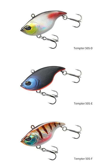 TSURINOYA 50S Vibration TEMPTER 50mm 12.5g Long Casting Sinking Fishing Lure VIB Winter Fishing Lipless Hard Bait For Pike Bass The Clovii's Extravaganza!!!