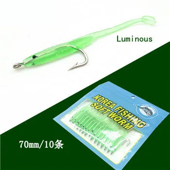 Bazooka 1g Fishing Lure Eel Lure Set T Tail Silicone Easy Shiner Soft Baits With Hook Small Fish Artificial Pesca Leurre Winter The Clovii's Extravaganza!!!