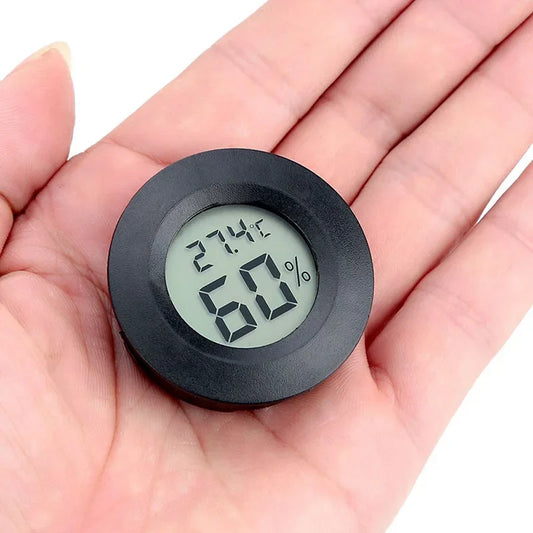 Outdoor Sports Thermometer, Reptile Electronic Hygrometer, Round Hygrometer, Camping Equipment Tool Accessories, Outdoor Gadget CMBs Fishing and Outdoor Gear