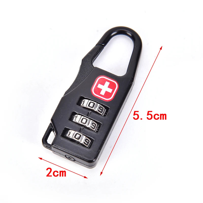1pc Camping Equipment Outdoor Multi Tool Luggage Password Lock Padlock CMBs Fishing and Outdoor Gear