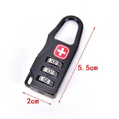 1pc Camping Equipment Outdoor Multi Tool Luggage Password Lock Padlock CMBs Fishing and Outdoor Gear
