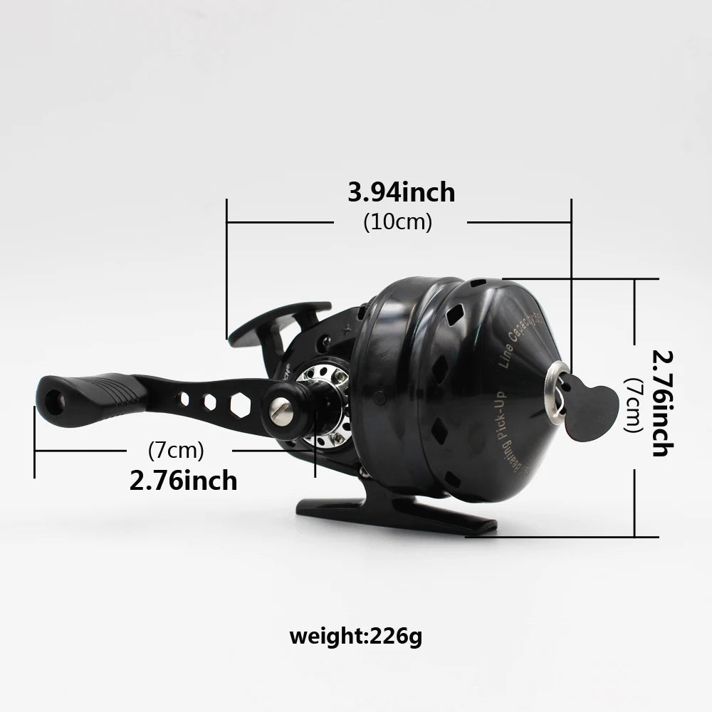 Outdoor Fishing Bait Sea Fishing Compound Bow With Line Fishing Wheel HYB30 Metal Shooting Wheel Inner Line Closed Slingshot The Clovii's Extravaganza!!!