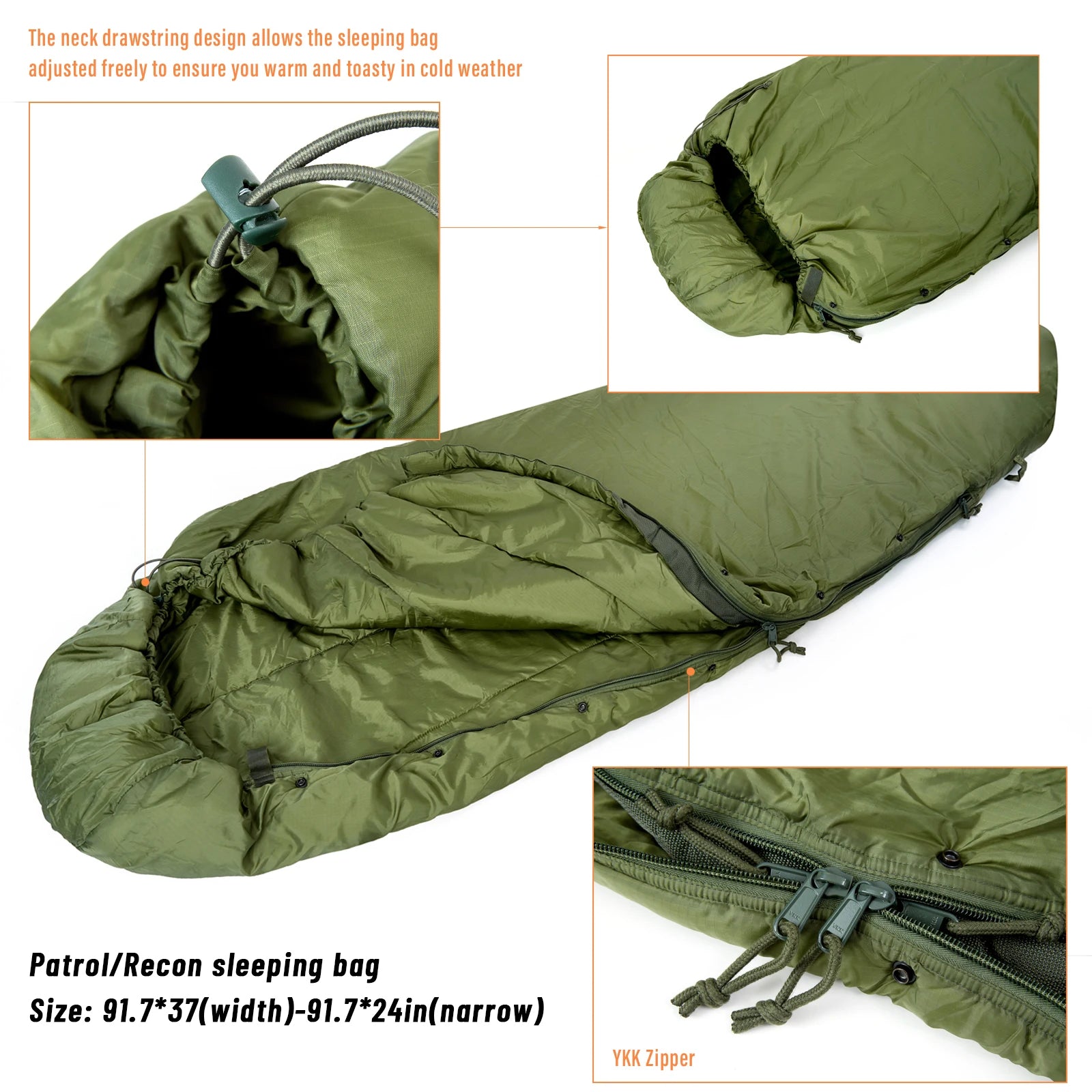 Akmax Army Military Modular Sleeping Bags System, Multi Layered with Bivy Cover for All Season, Woodland/Multicam The Clovii's Extravaganza!!!